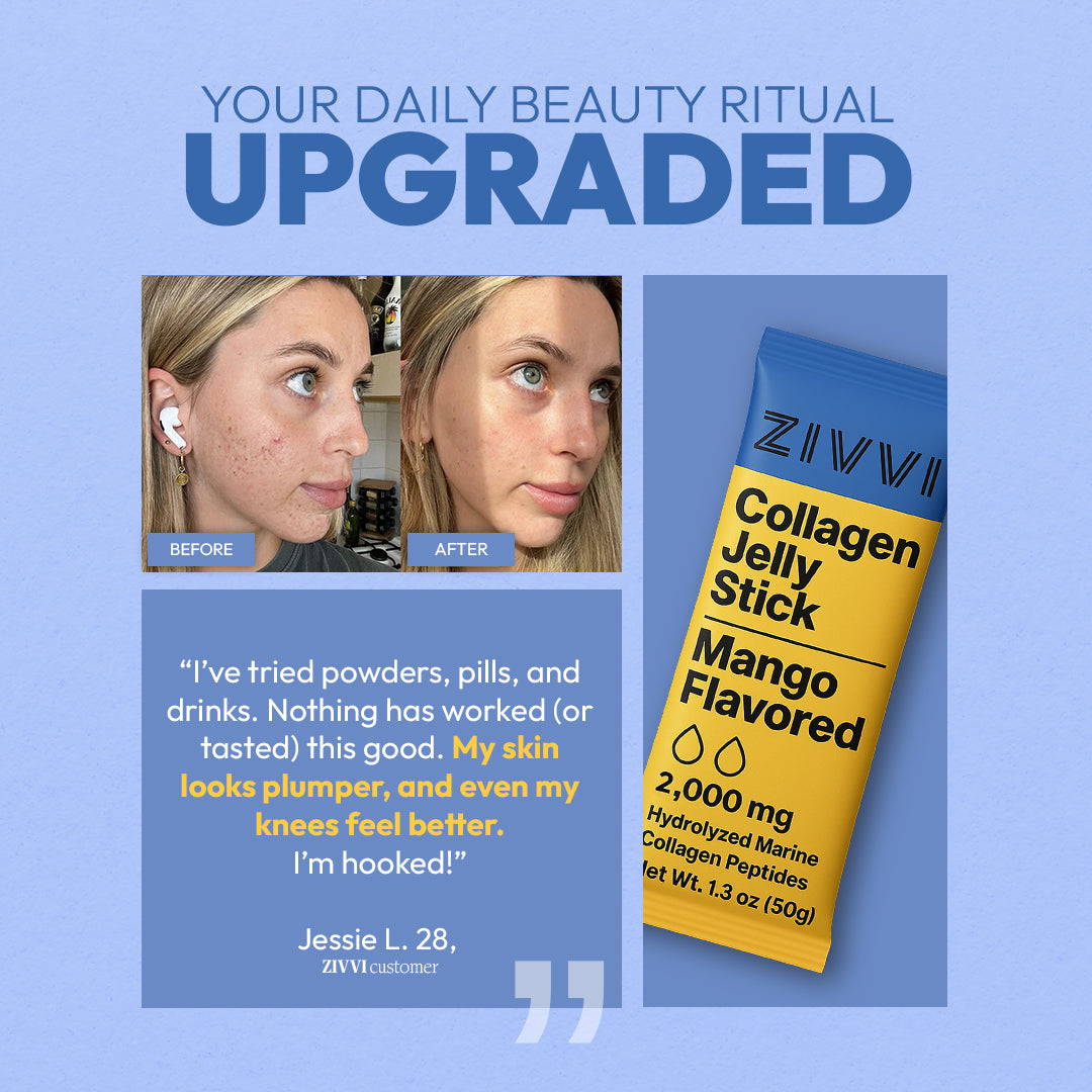 Collagen Jelly Sticks - 20 Pack - Mango Flavor