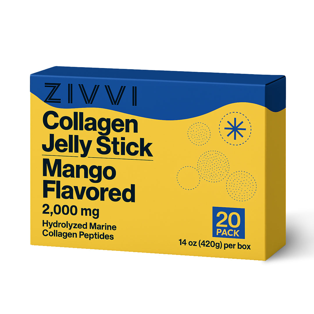 Collagen Jelly Sticks - 20 Pack - Mango Flavor
