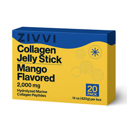 Collagen Jelly Sticks - 20 Pack - Mango Flavor